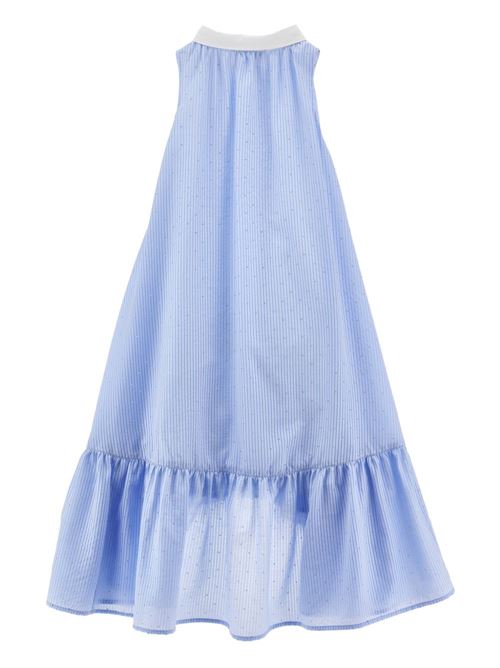 Abito bambina Philosophy celeste bacchettina con borchiette PHILOSOPHY KIDS | I1G91273160058
